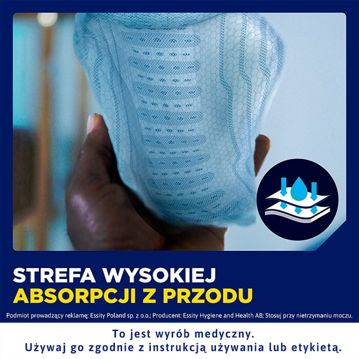 Tena Men Active Fit Level 2 wkładki anatomiczne dla mężczyzn, 20 szt.