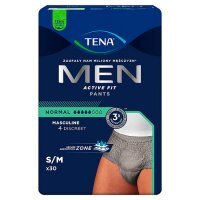 TENA Men Pants Normal Grey S/M Majtki chłonne 30 szt.