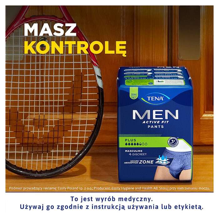 Tena Men Pants Plus majtki chłonne rozmiar L/XL, 30 szt.