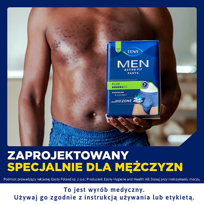 Tena Men Pants Plus majtki chłonne rozmiar L/XL, 30 szt.