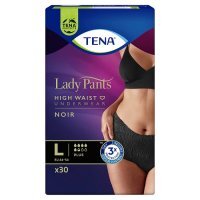 TENA PANTS LADY PLUS Noir Majtki chłonne roz.L 30 szt.