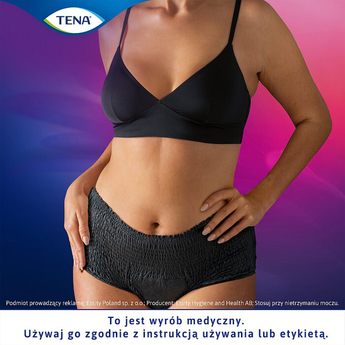 TENA PANTS LADY PLUS NOIR MAJTKI CHŁONNE ROZ.M 30 SZT.