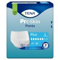 Tena Pants ProSkin Plus majtki chłonne rozmiar L, 10 szt.