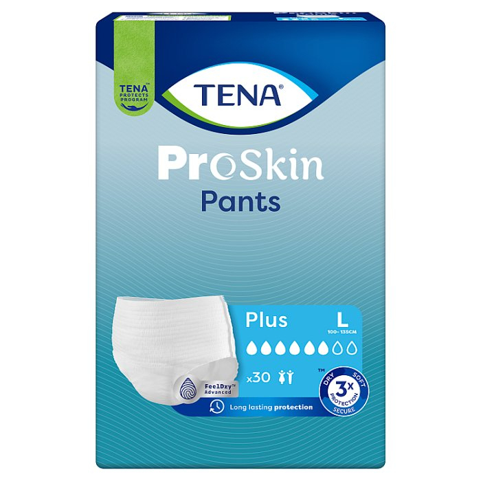 Tena Pants Proskin Plus majtki chłonne rozmiar L, 30 szt.