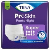 Tena Pants ProSkin Super Night majtki chłonne na noc rozmiar L, 10 szt.