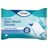 Tena ProSkin Wet Wash Gloves nawilżane rękawice bezzapachowe, 8 szt.