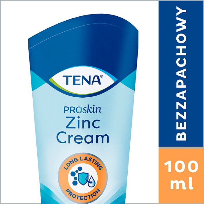 Tena ProSkin Zinc krem łagodzący z cynkiem, 100 ml