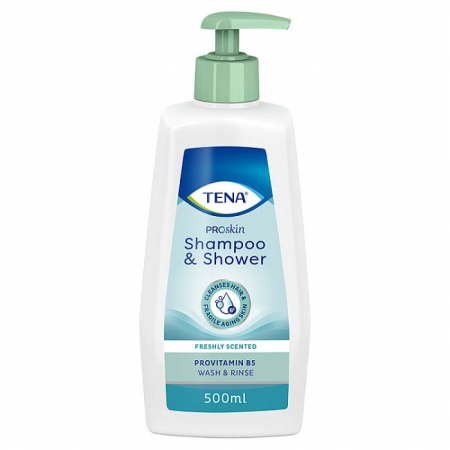 TENA Shampoo & Shower Szampon i żel do mycia 500 ml