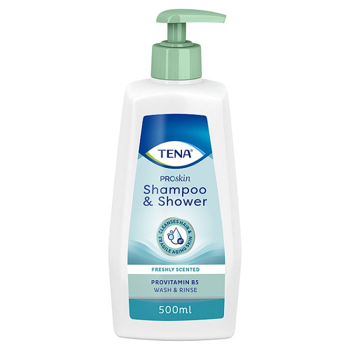 Tena Shampoo & Shower szampon i żel do mycia, 500 ml