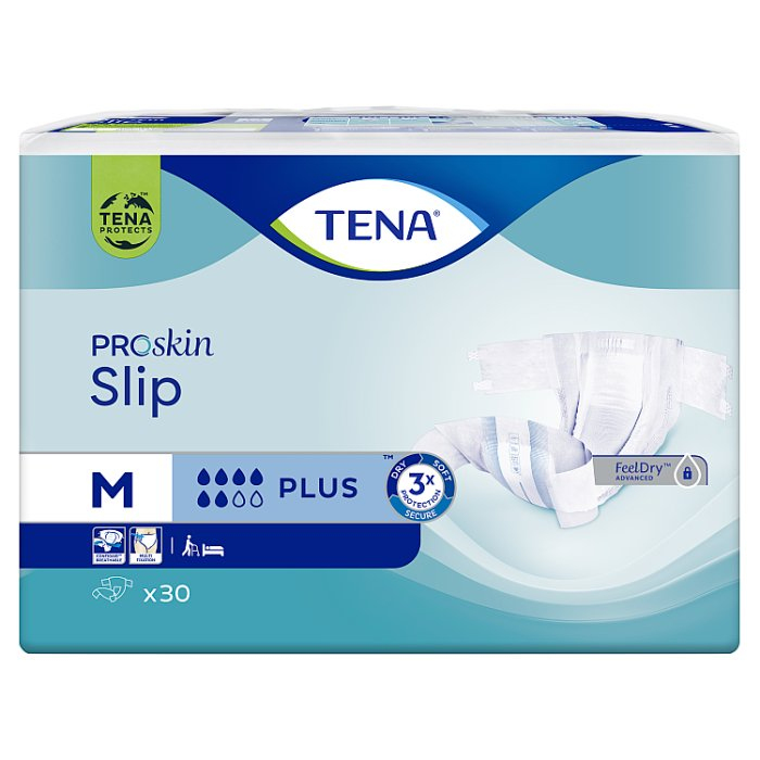 TENA SLIP PROSKIN PLUS Pieluchomajtki M 30 szt.