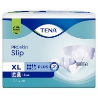 Tena Slip ProSkin Plus pieluchomajtki rozmiar XL (120 - 160 cm), 30 szt.