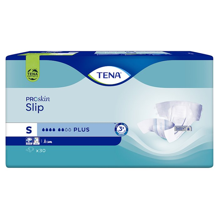 TENA SLIP ProSkin Plus Pieluchomajtki S, 30 szt.