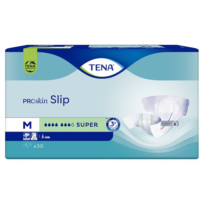 TENA SLIP PROSKIN SUPER M Pieluchomajtki 30 szt.