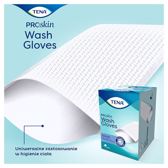 TENA WASH GLOVE Rękawice myjące 175 szt.