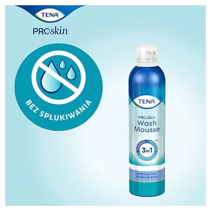 Tena Wash Mousse Pianka 3w1, 400 ml