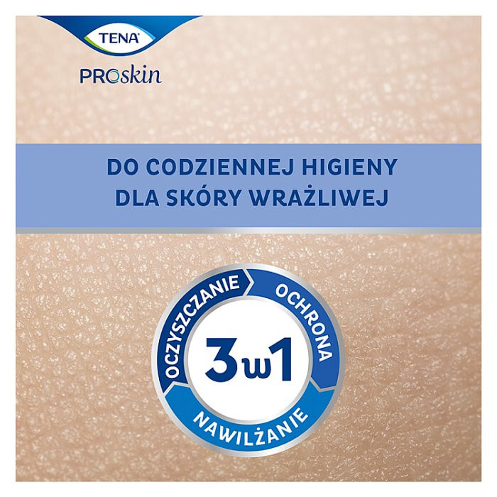 Tena Wet Wipe chusteczki oczyszczające nawilżane 3w1, 96 szt.