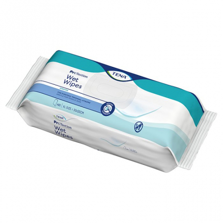 TENA Wet Wipes Original Chusteczki nawilżane 80 szt.