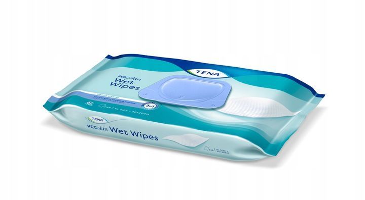 TENA Wet Wipes PROSKIN  Chusteczki oczyszczające 3w1 48 szt.