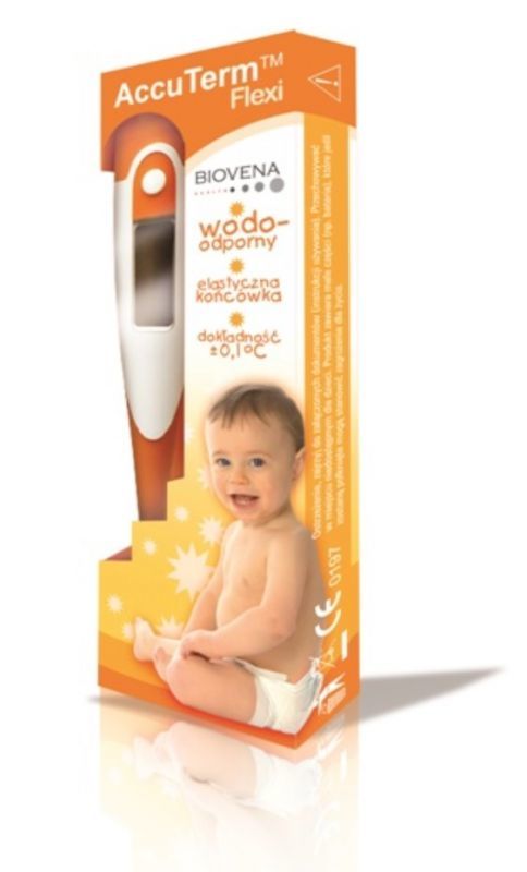 Termometr elektroniczny AccuTerm Flexi DT-111B 1 sztuka