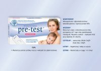 Test ciążowy PRE-TEST płytkowy 1 szt.