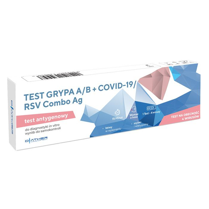 Test Grypa A/B + Covid-19/RSV Combo Ag 1 szt.