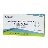 CorDx Test Grypa A/B + COVID-19/RSV Combo Ag 4 w 1, 1 szt.