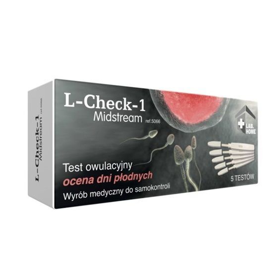Test L-CHECK-1 Midstream 5 testów owulacyjnych