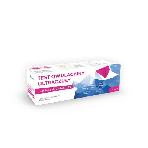 TEST OWULACYJNY ULTRACZUŁY 5 sztuk