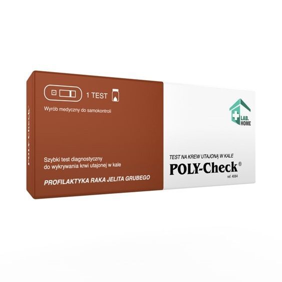 Test POLY-Check Test na krew utajoną w kale, 1 sztuka