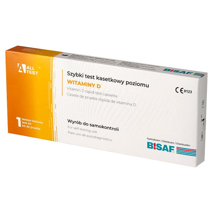 Test Witaminy D szybki kasetkowy test stężenia witaminy D, 1 szt.