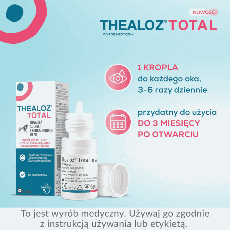 Thealoz Total krople do oczu, 10 ml