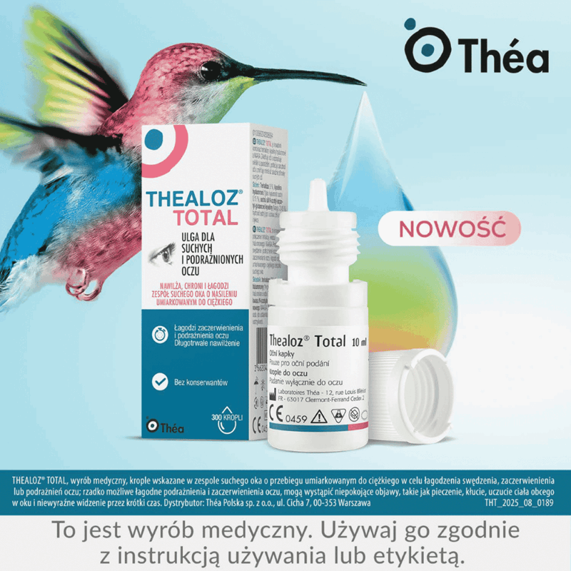 Thealoz Total krople do oczu, 10 ml