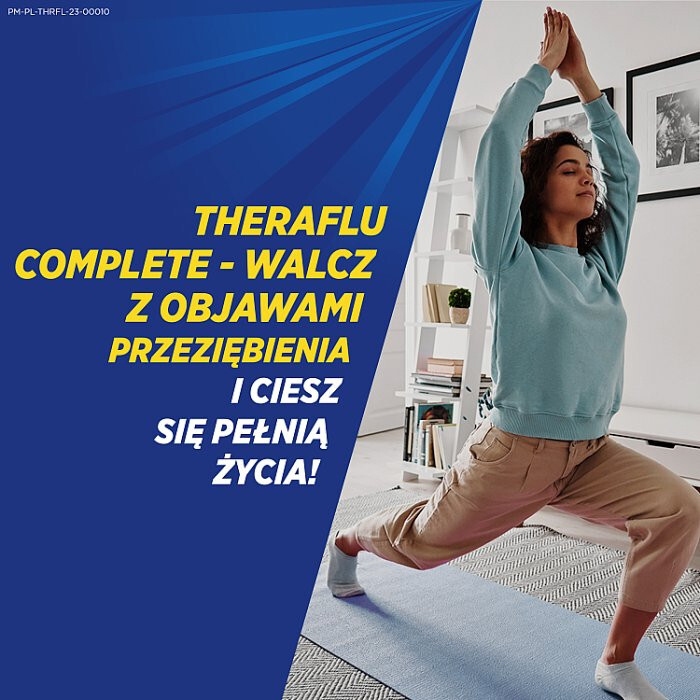 Theraflu Complete tabletki powlekane przeciwbólowe i przeciwgorączkowe, 12 szt.