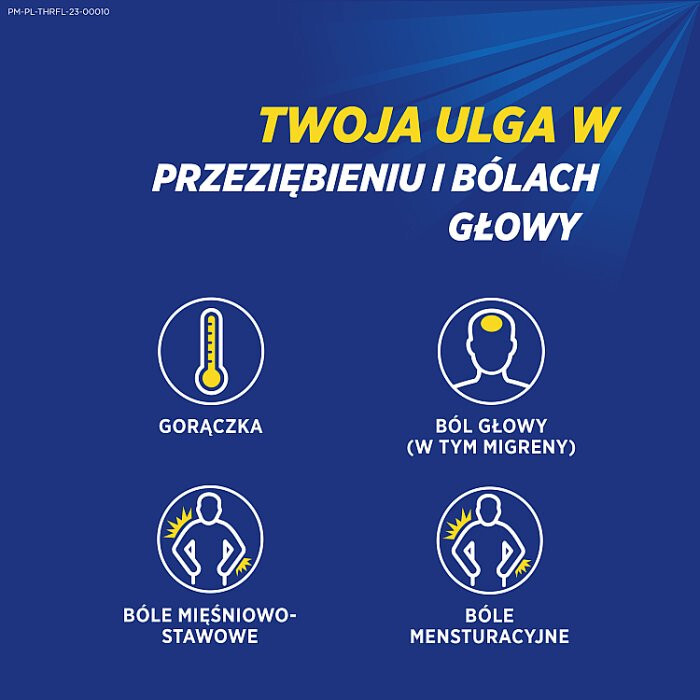 Theraflu Complete tabletki powlekane przeciwbólowe i przeciwgorączkowe, 12 szt.