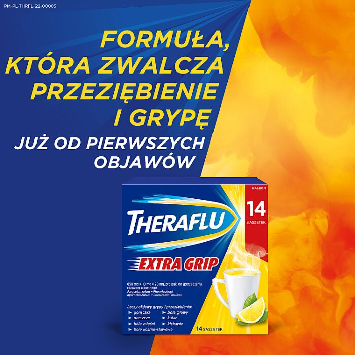 Theraflu ExtraGRIP 14 saszetek z proszkiem do sporządzenia zawiesiny