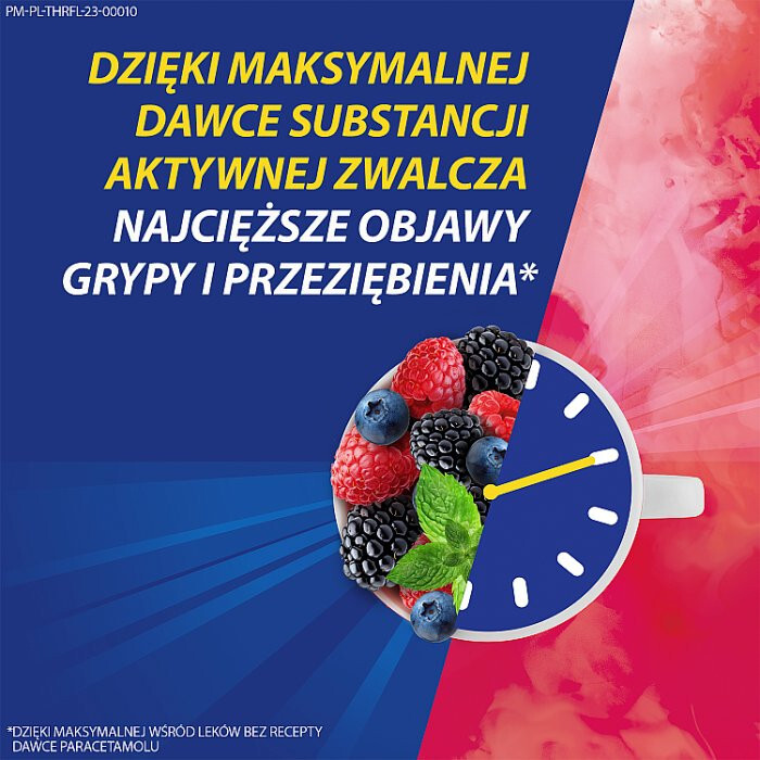 Theraflu Max Grip proszek w saszetkach na objawy przeziębienia i grypy, 10 szt.