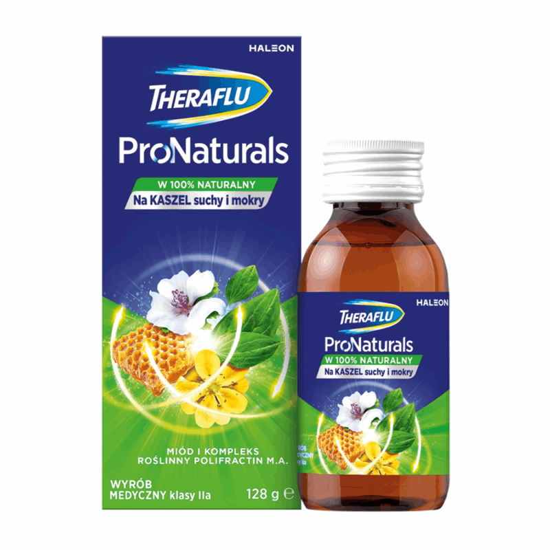 Theraflu ProNaturals syrop, 128 g