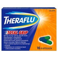 Theraflu Total Grip 16 kapsułek / Przeziębienie