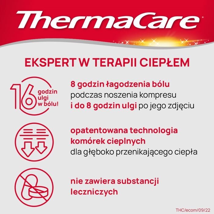ThermaCare Kompresy rozgrzewające szyję, ramiona i nadgarstki 2 szt.