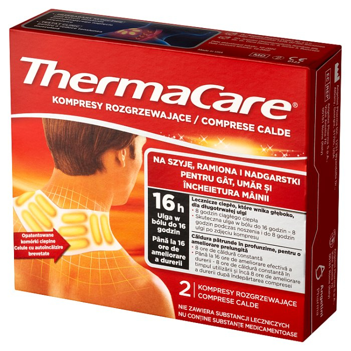 ThermaCare Kompresy rozgrzewające szyję, ramiona i nadgarstki 2 szt.