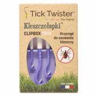Tick Twister Kleszczołapki ClipBox Trio Przyrząd do usuwania kleszczy, 3 szt.