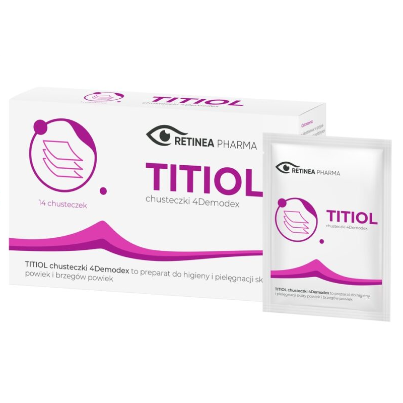 Titiol Chusteczki 4Demodex, 14 szt.