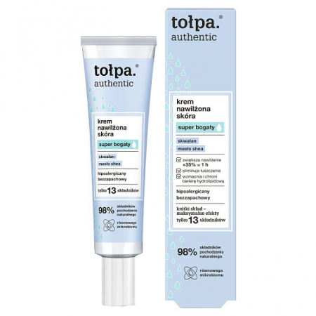 TOŁPA Authentic Krem nawilżona skóra Super bogaty 40 ml