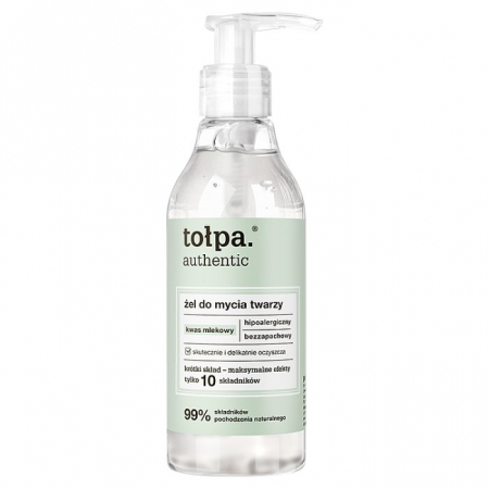 TOŁPA authentic żel do mycia twarzy, 195 ml