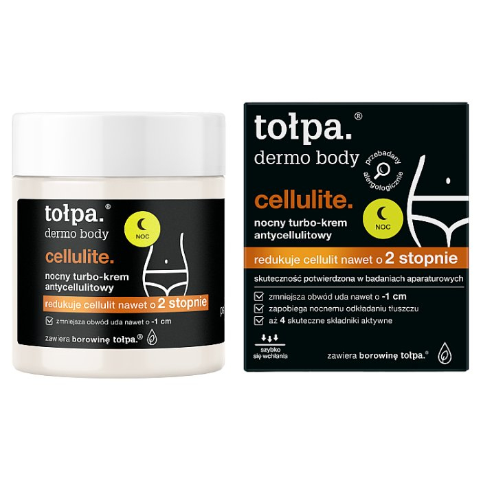 TOŁPA Dermo Body Cellulite Nocny turbo-krem antycellulitowy 250 ml