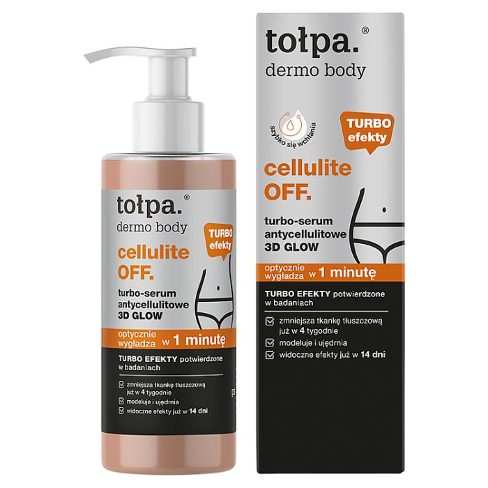 Tołpa Dermo Body Cellulite Off 3D Glow turbo-serum antycellulitowe, 250 ml