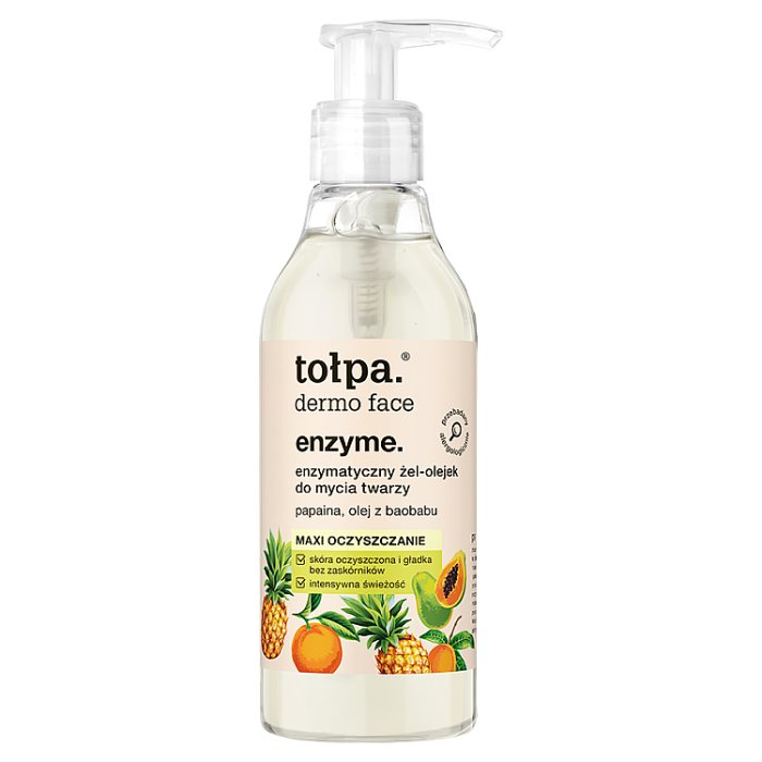 TOŁPA Dermo Face Enzyme Enzymatyczny żel-olejek do mycia twarzy 195 ml