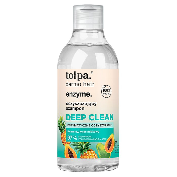 TOŁPA Dermo Hair Enzyme Oczyszczający szampon DEEP CLEAN 300 ml