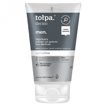 TOŁPA Dermo men sensitive łagodzący balsam po goleniu bez alkoholu 100 ml