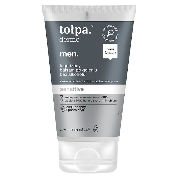 Tołpa Dermo Men Sensitive łagodzący balsam po goleniu, 100 ml